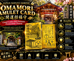 Omamori amulet card