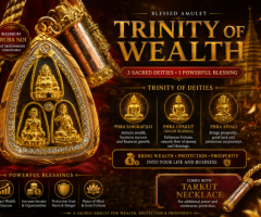 Kruba Noi Trinity of Wealth